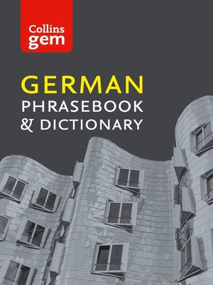 cover image of Collins German Phrasebook and Dictionary Gem Edition